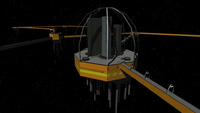 The Gm7 in the debris field.